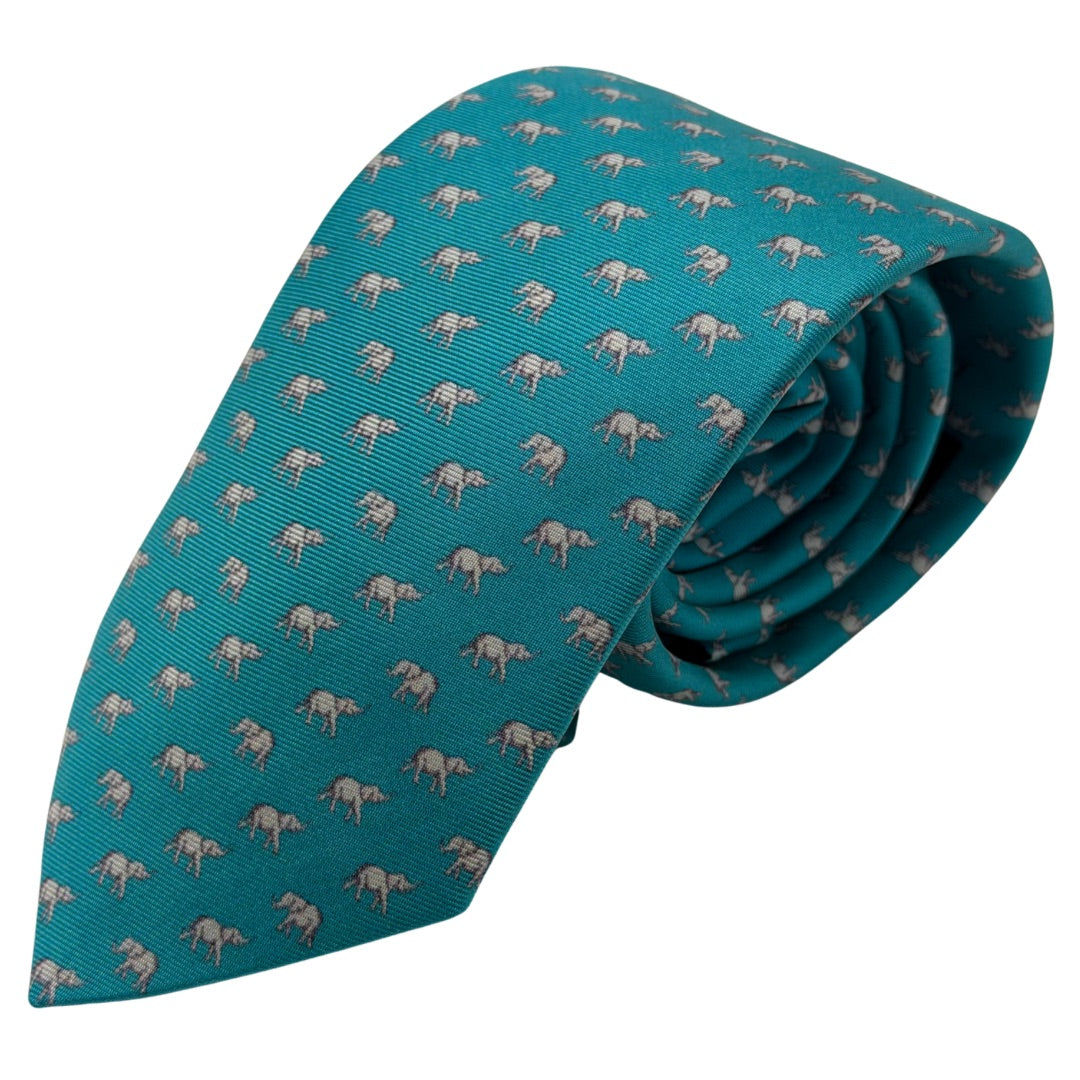 Gravata Print Elefante