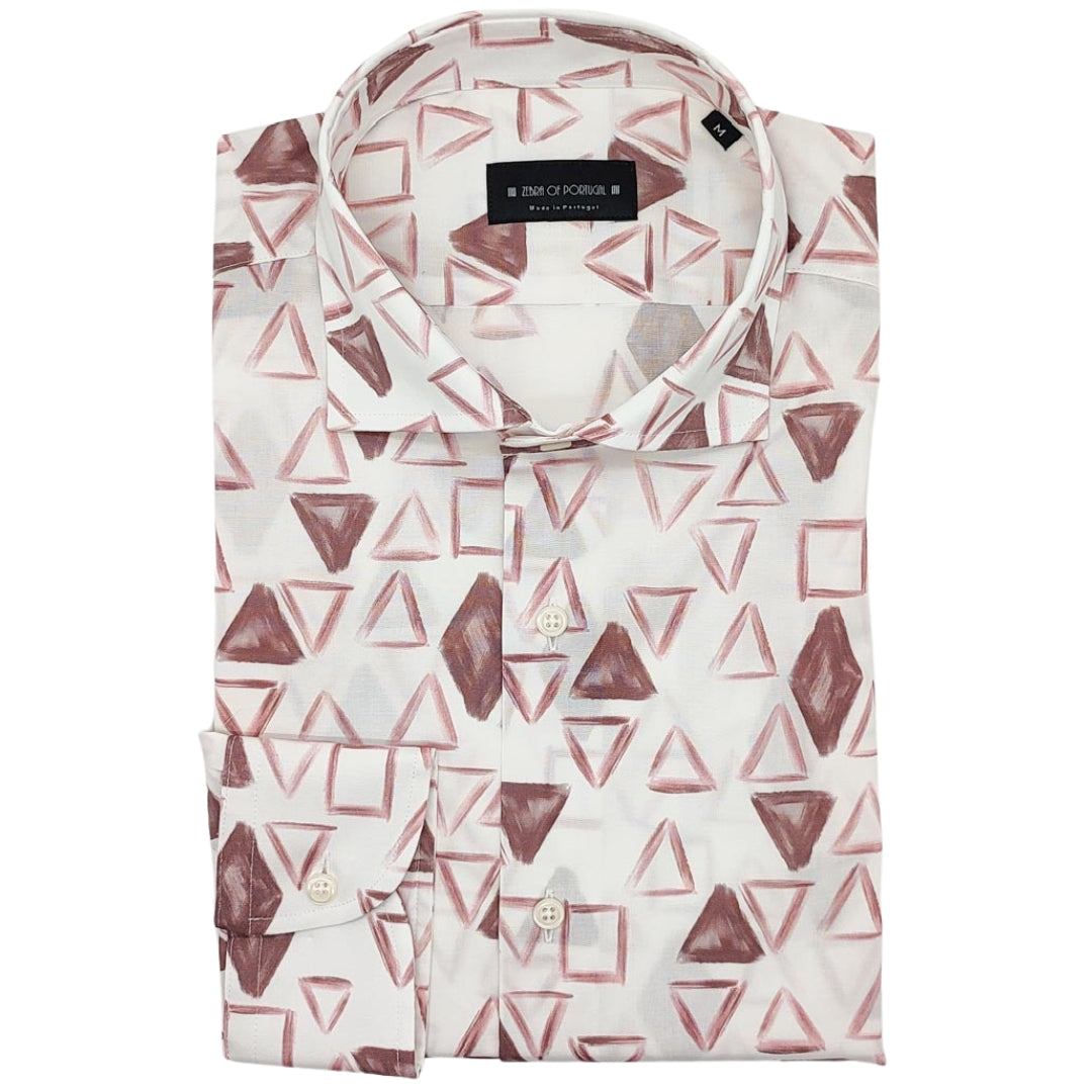 Camisa Com Print Triangulos