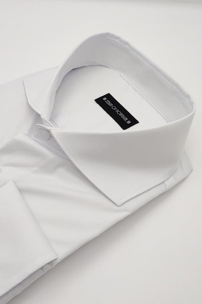 Camisa Clássica Branca (Off White) Punho Duplo