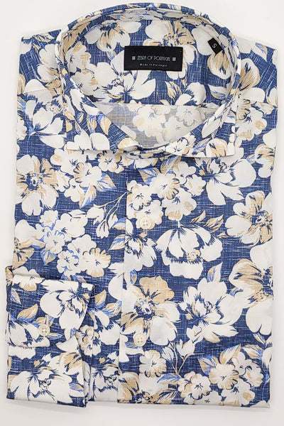 Camisa Com Print Flores