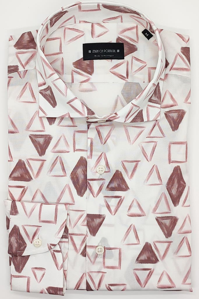 Camisa Com Print Triangulos
