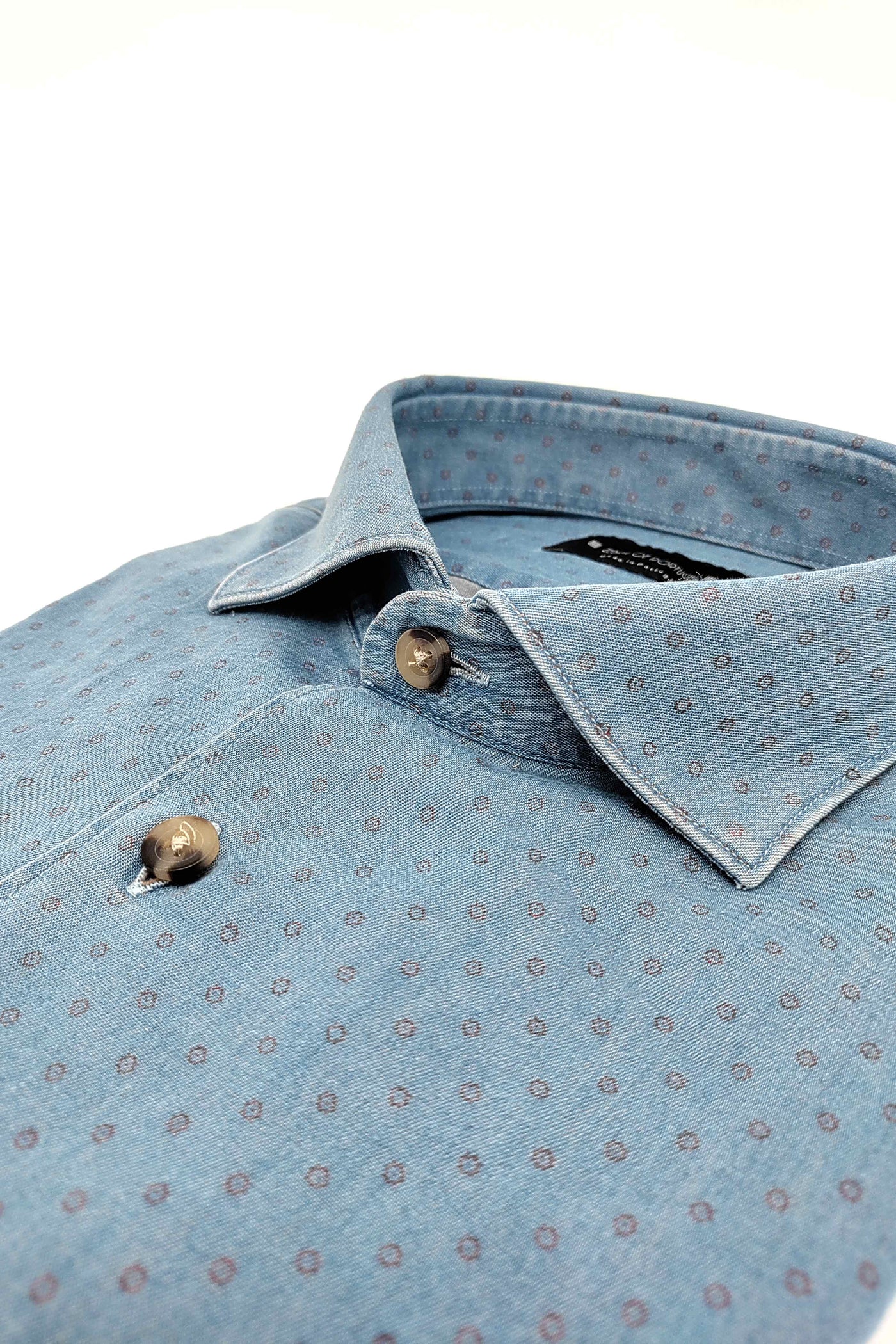 Camisa Denim com Print