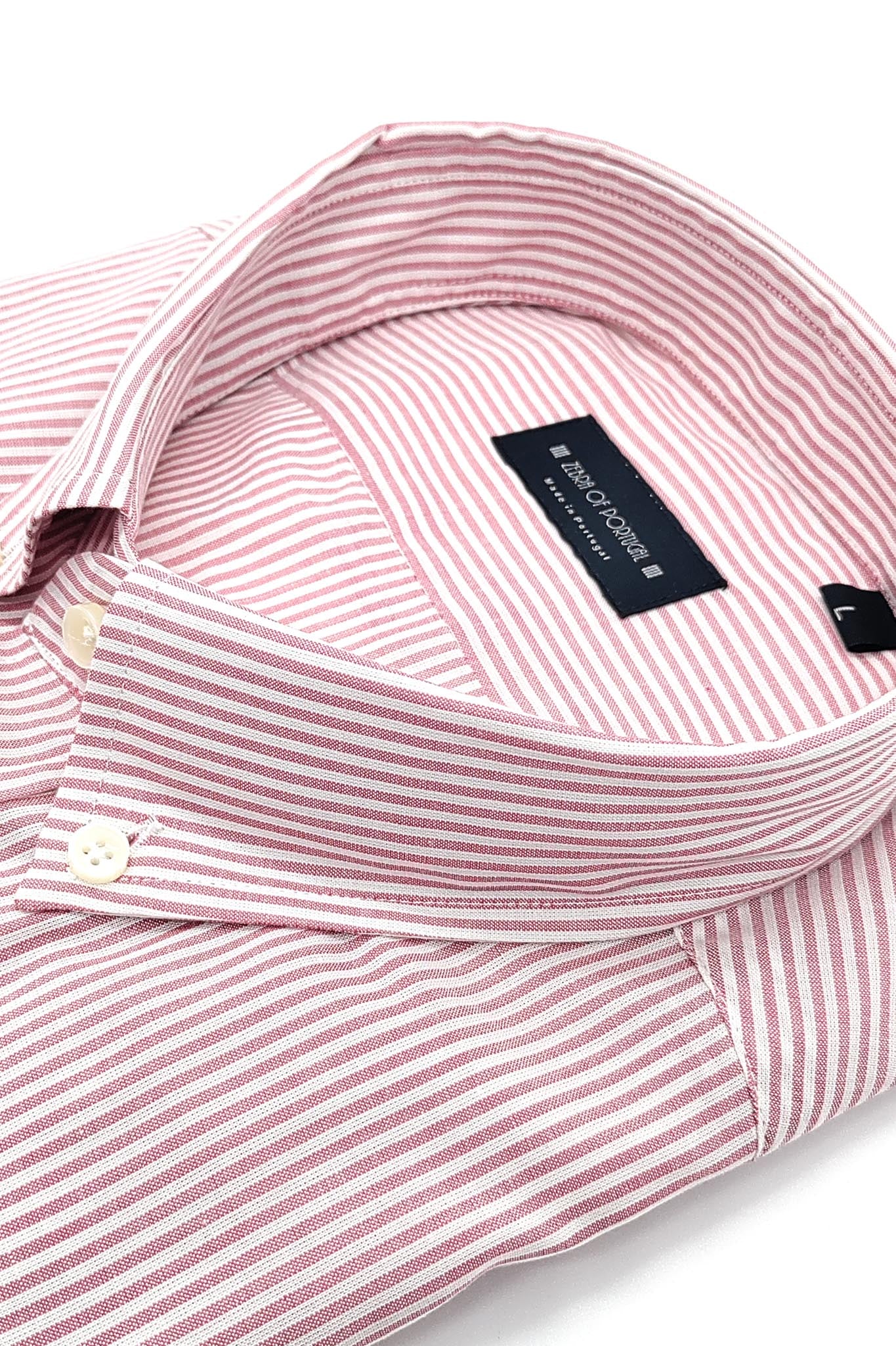 Camisa de Riscas Encarnadas