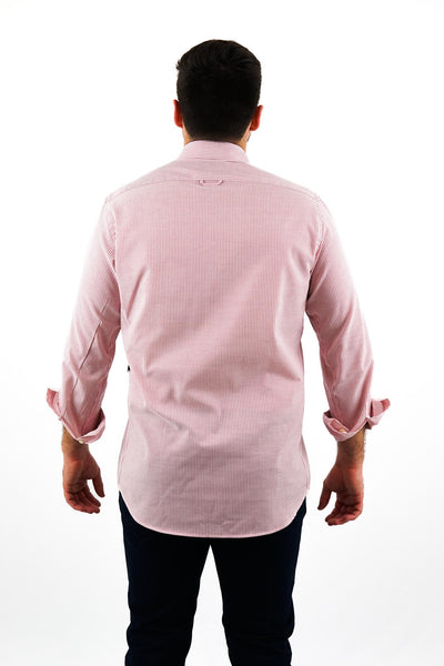 Camisa de Riscas Encarnadas