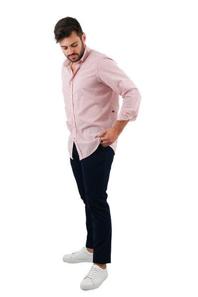 Camisa de Riscas Encarnadas