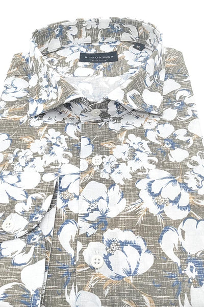 Camisa Com Print De Flores