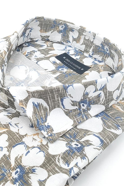 Camisa Com Print De Flores