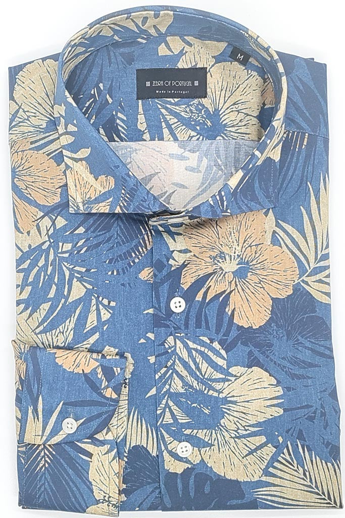 Camisa Com Print Floral