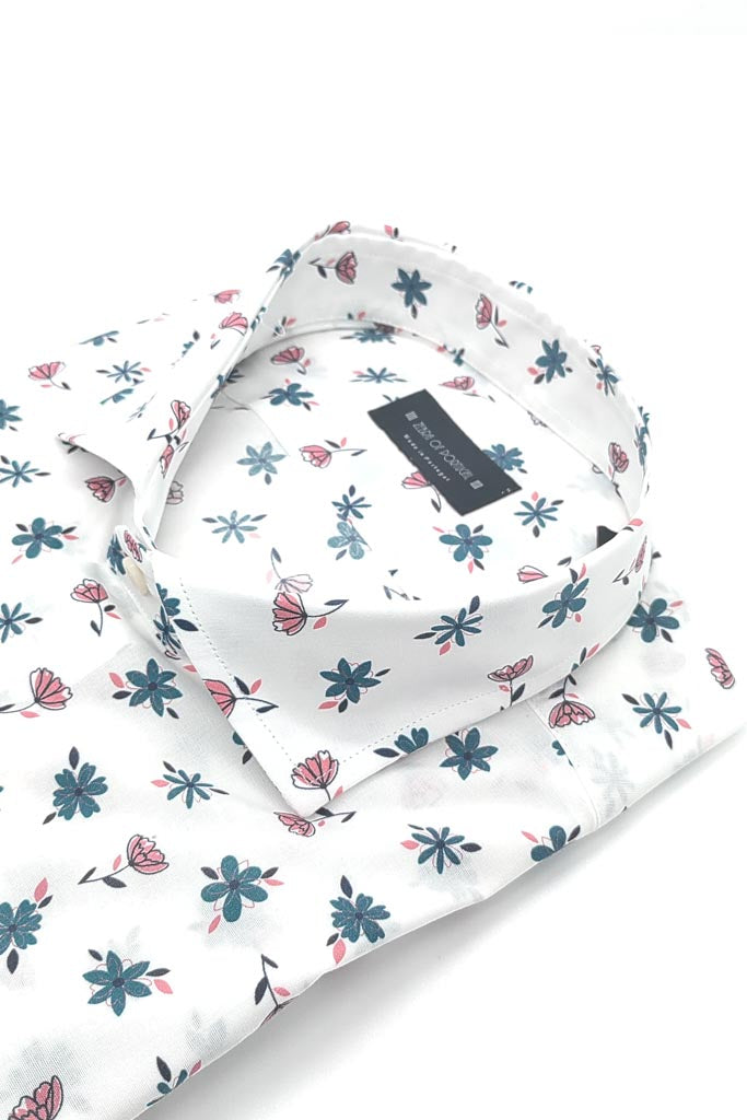 Camisa Com Print Micro Flores