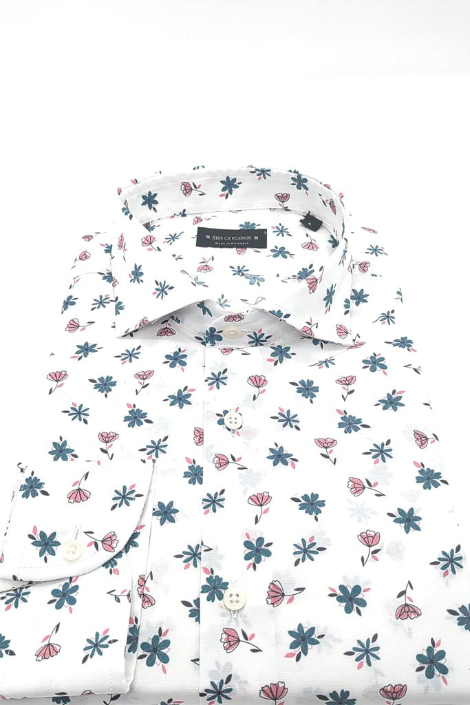 Camisa Com Print Micro Flores