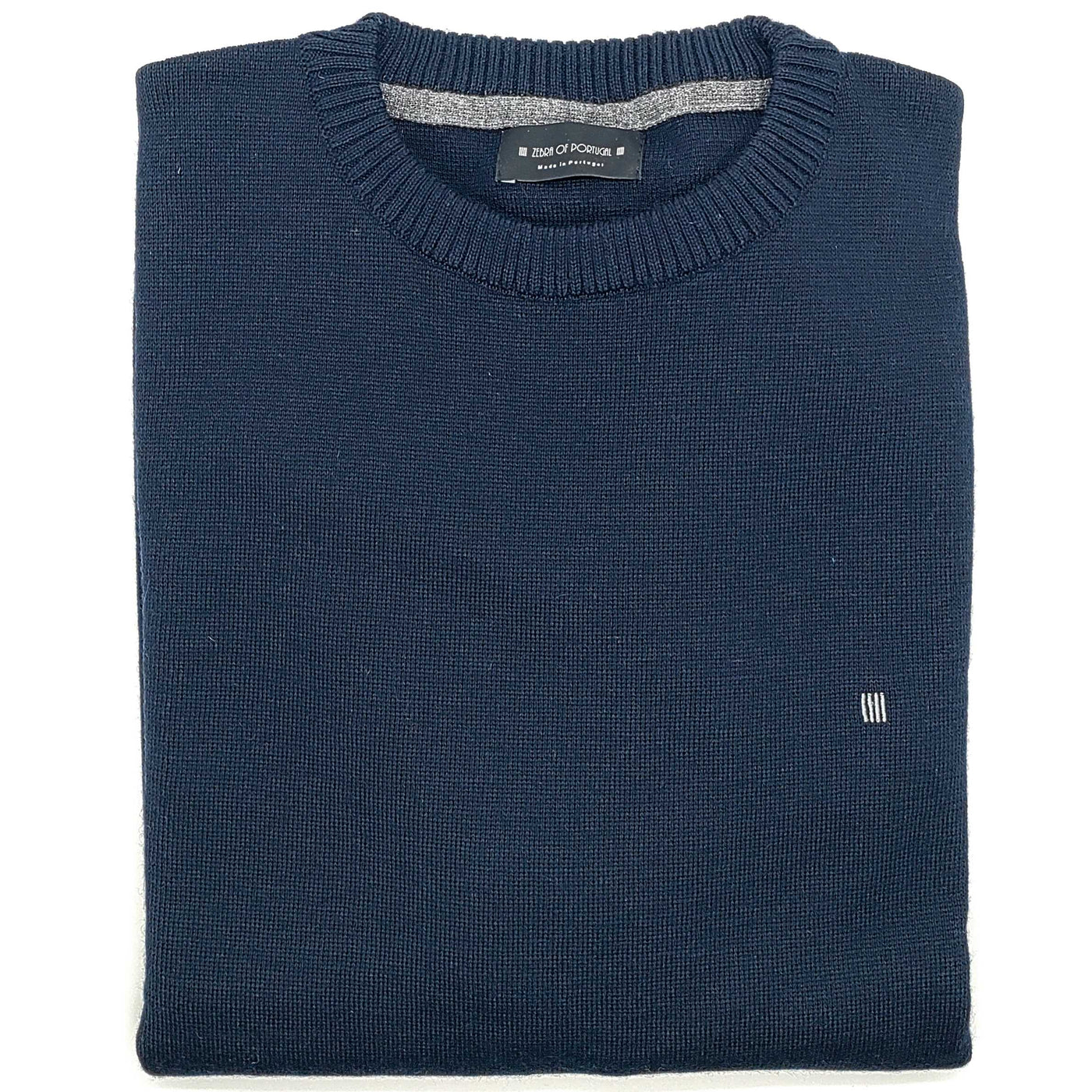 Malha Merino Azul Escura