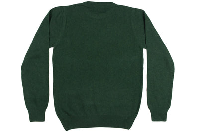 Malha de decote redondo Verde