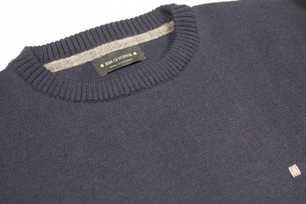 Malha Merino Azul Escura