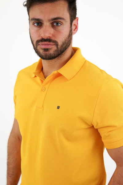 Polo Piquet Amarelo