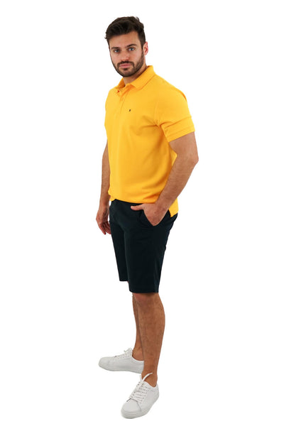 Polo Piquet Amarelo