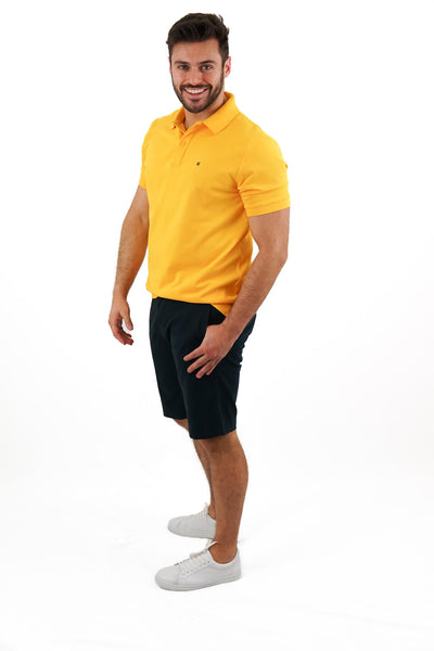 Polo Piquet Amarelo