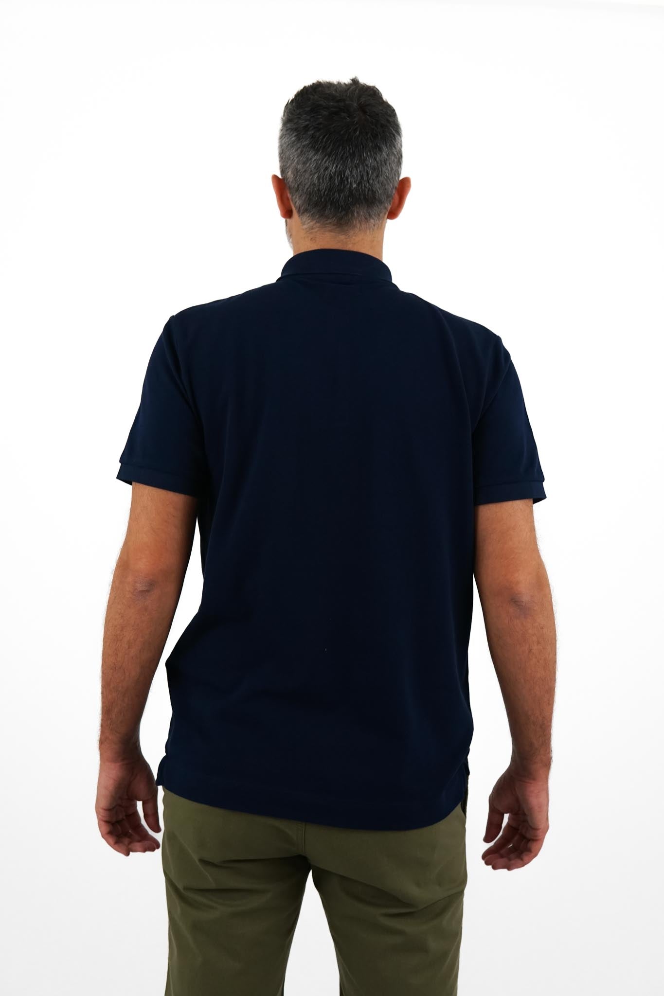 Polo Piquet Azul Escuro