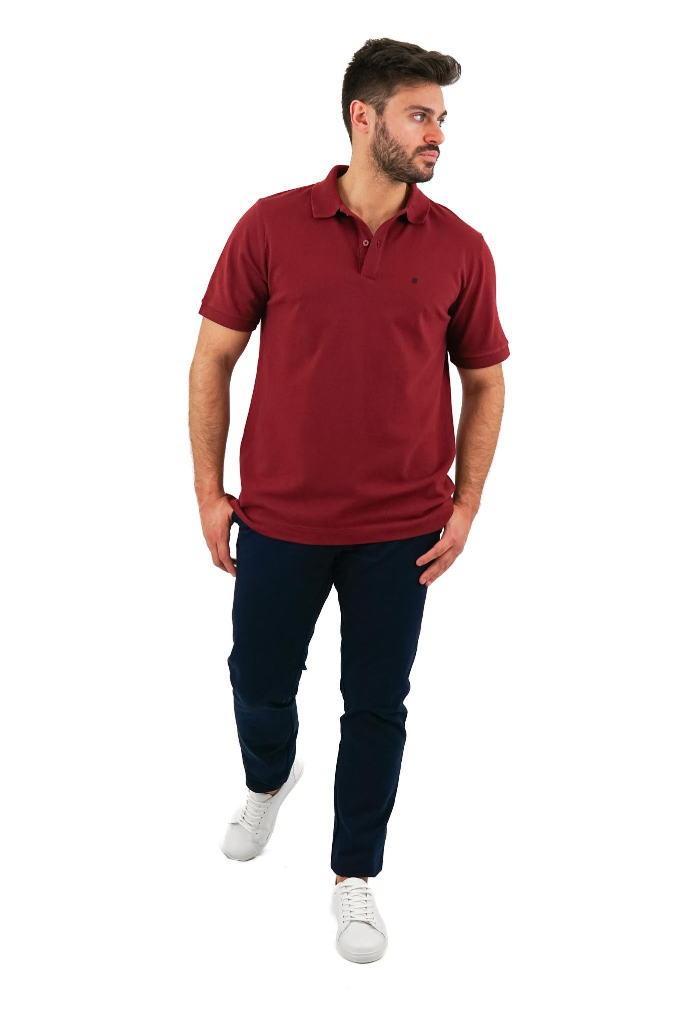 Polo Piquet Bordeaux