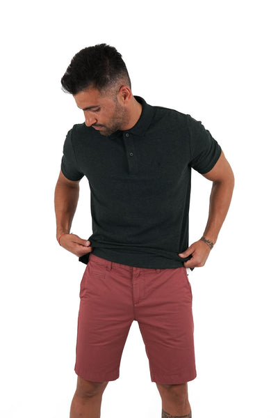 Polo Piquet Cinza
