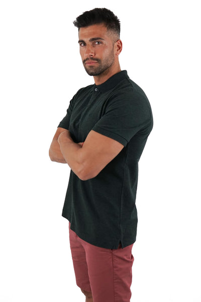 Polo Piquet Cinza