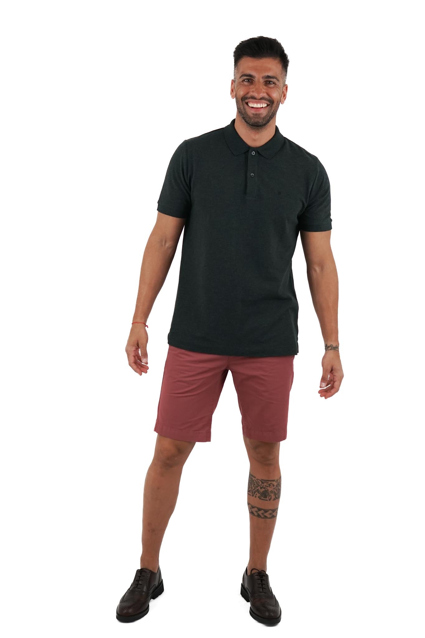 Polo Piquet Cinza