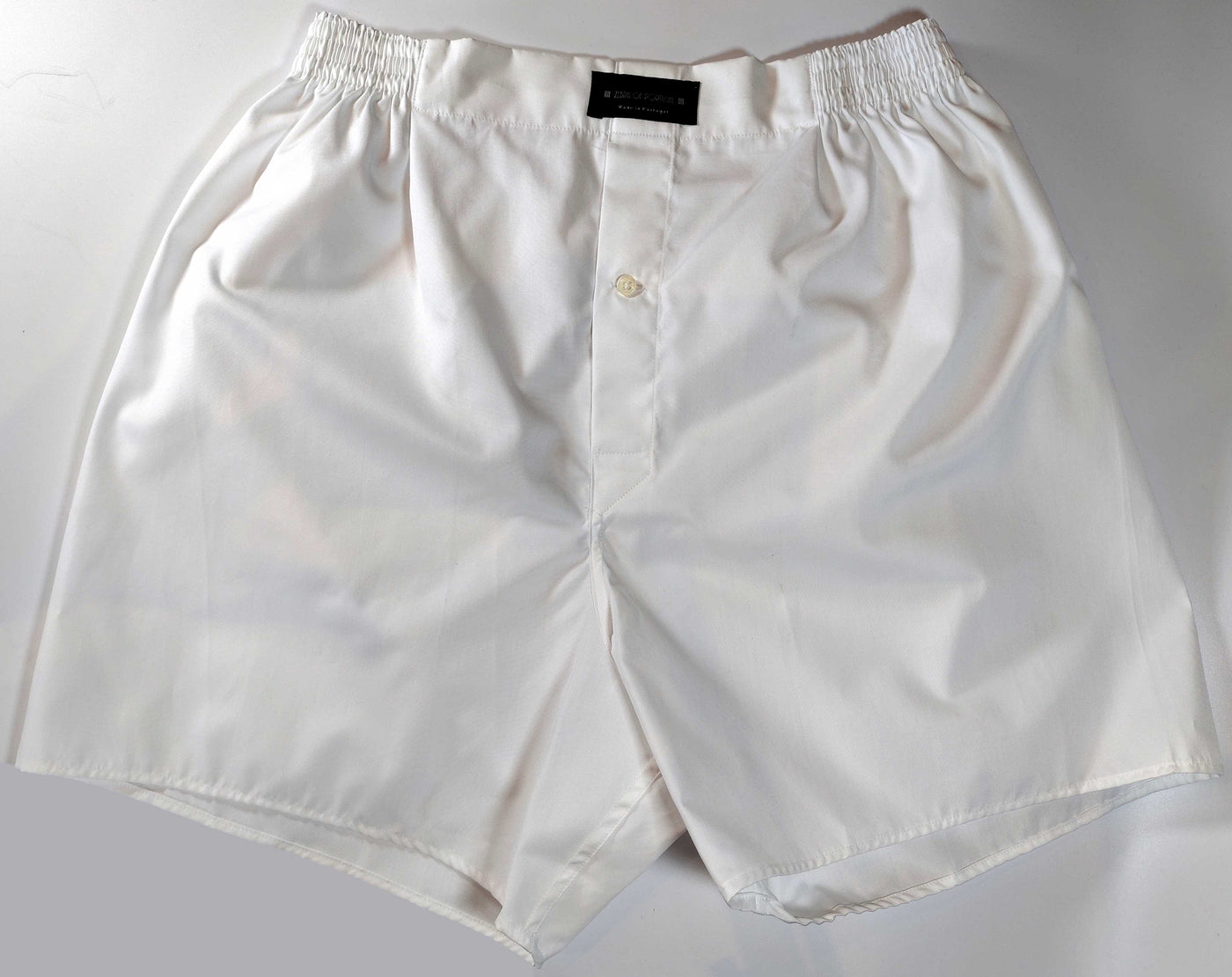 Boxers Brancos 100% Algodão.